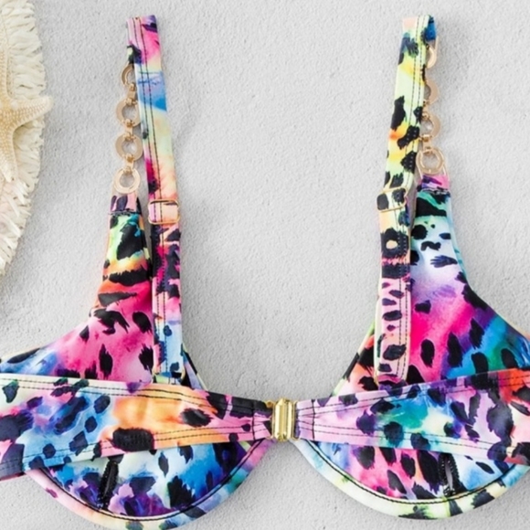 Zaful 3 Piece Set! Leopard Bikini - Medium US 6 - Picture 2 of 8